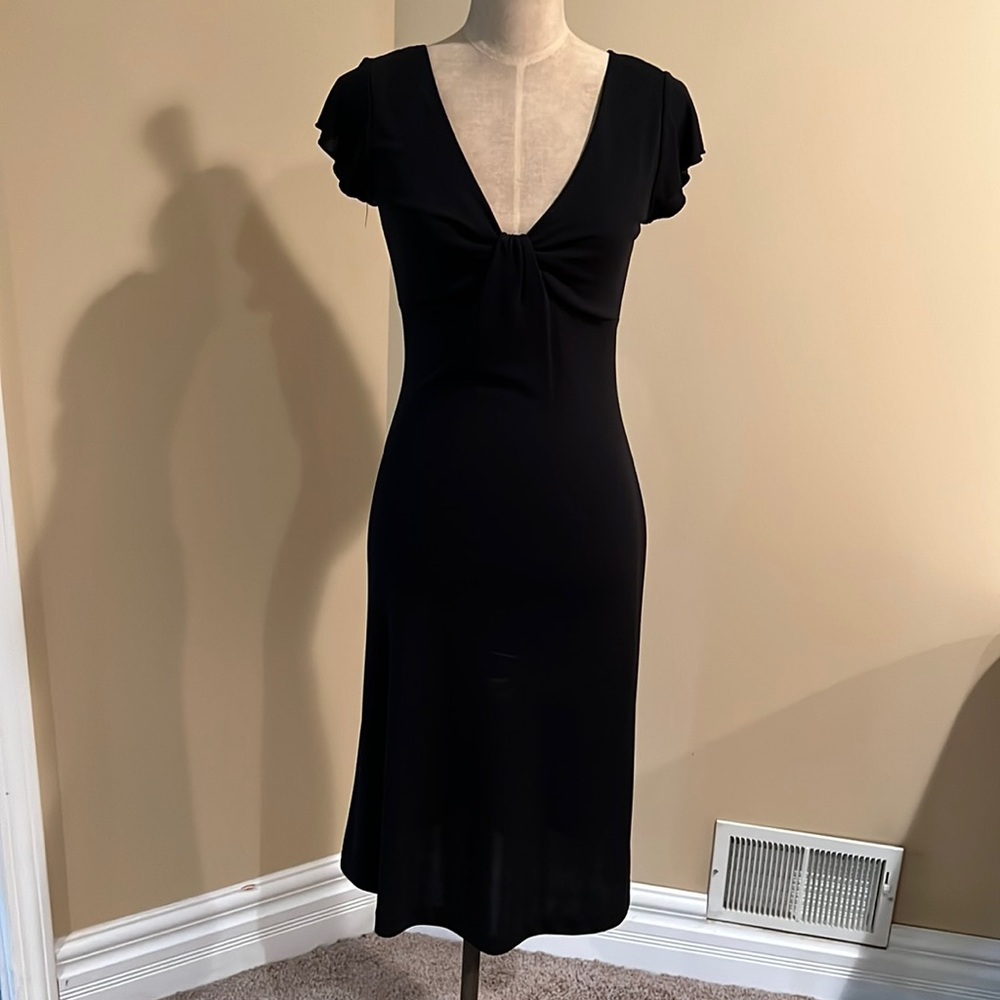 Banana Republic Black Midi Dress